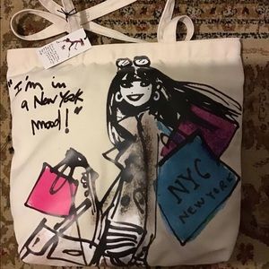 IZAK Canvas tote bag NWT